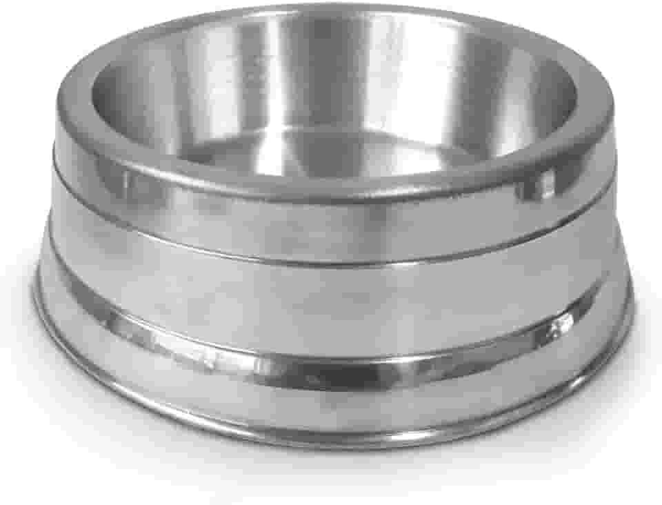 Comedouro de Alumínio Pesado Pote Bowl para Ração ou água para Alimentar Animais de Estimação, Cães, Cachorros e Gatos - São Bendedito Pet (1000 ml)