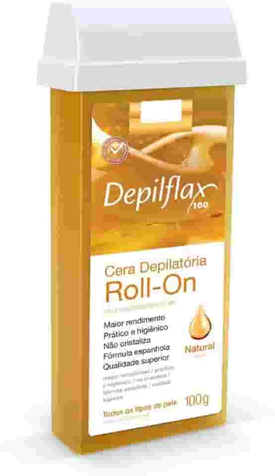 CERA DEPILATÓRIA ROLL-ON NATURAL DEPILFLAX