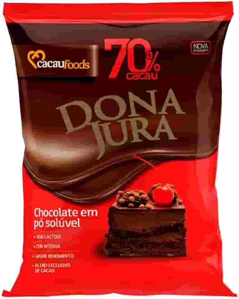 Chocolate em Pó 70% Cacau Dona Jura 500Gr - Cacau Foods