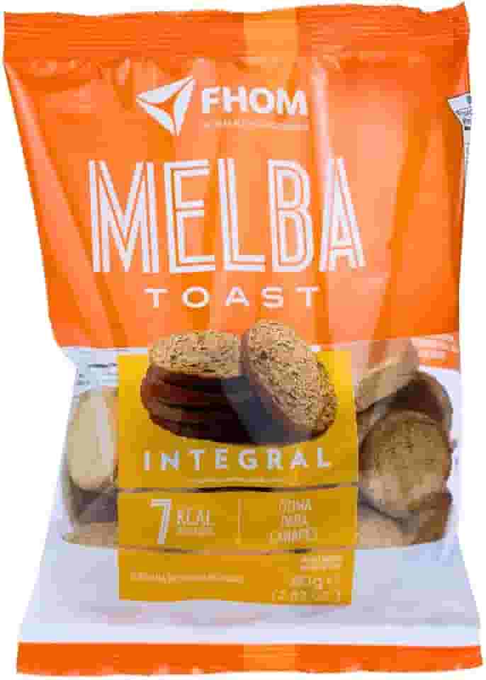 Torrada Melba Toast Integral 80g Vegano FHOM