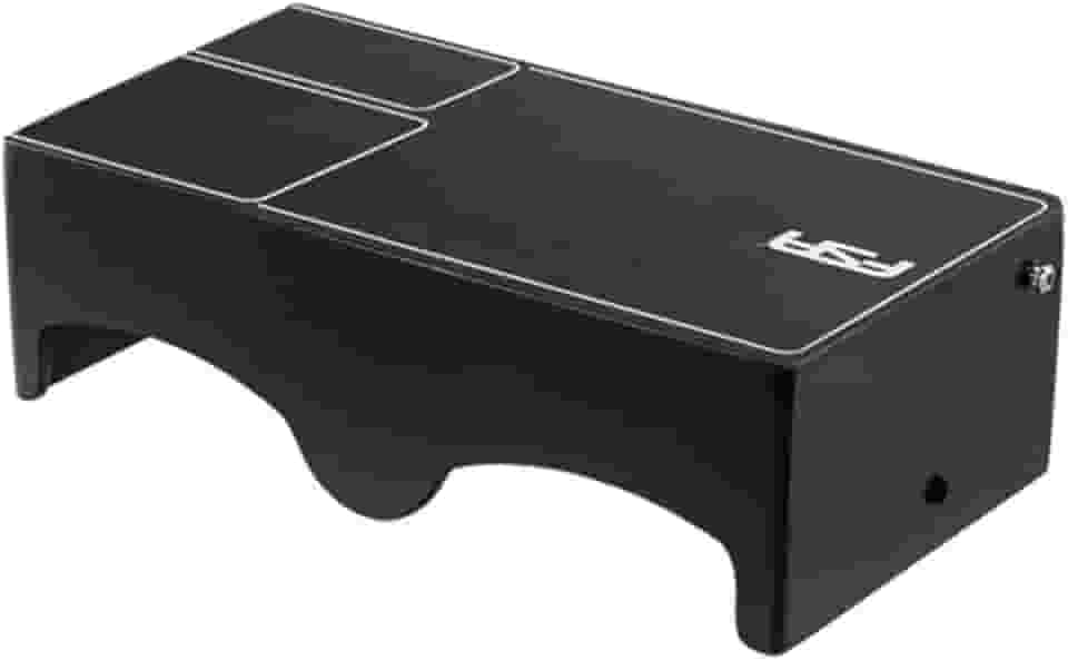 Cajon de Colo com Bongo Acoplado Híbrido 2 em 1 Encaixe Para Correia Profissional Com Captação Plug and Play CAJON DE COLO HIBRIDO PRETO FCB21