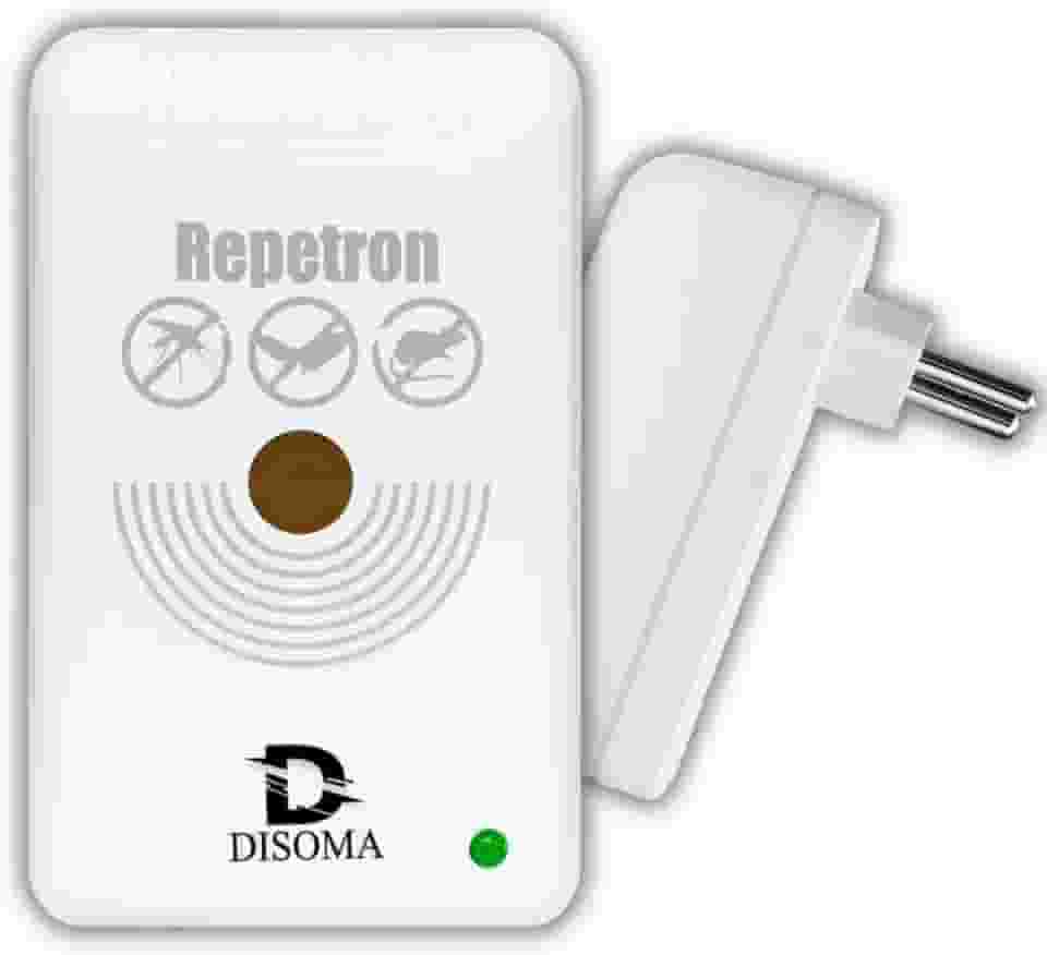 Repelente Ultrassônico Repetron Disoma Bivolt Repele e Espanta Pernilongos, Ratos, Morcegos - Cobertura de até 200 m² - Seguro, Silencioso e Econômico