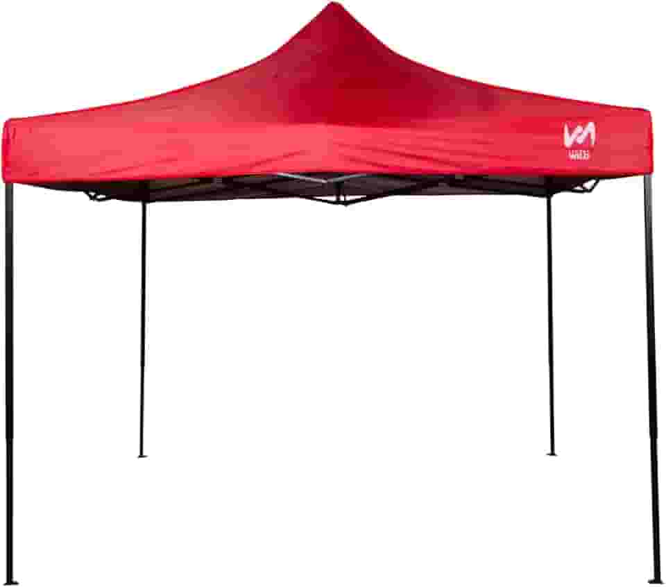 Tenda Gazebo 3x3 Sanfonado Em Aço Com Tecido Aluminizado - Vermelho