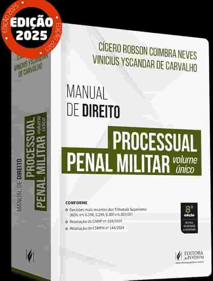 Manual de Direito Processual Penal Militar - Volume Único - 8ª Edição (2025)