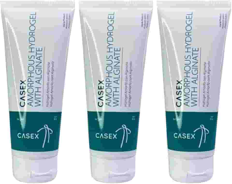 Pomada Ally Gel Hidrogel Casex 85g | 3 Unidades – Tratamento de Feridas, Úlceras, Cortes, Abrasões e Queimaduras