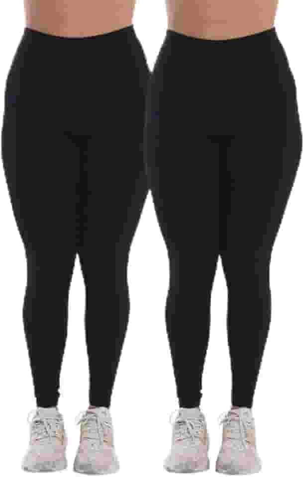 Kit 2 Calças Legging Feminina Treino Academia Fitnes