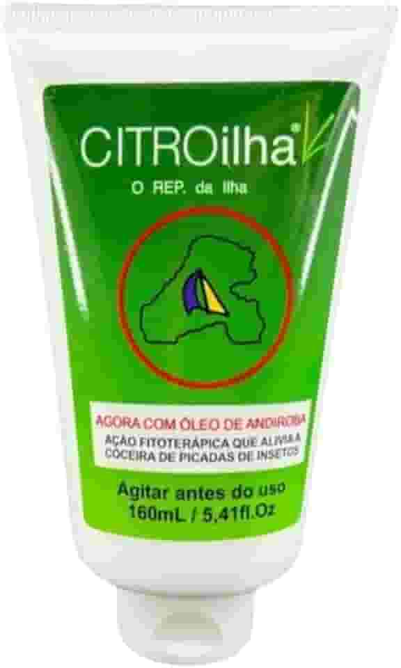 Repelente loção creme citroilha 160 ml contra borrachudo e pernilongo evita picadas em adultos e crianças