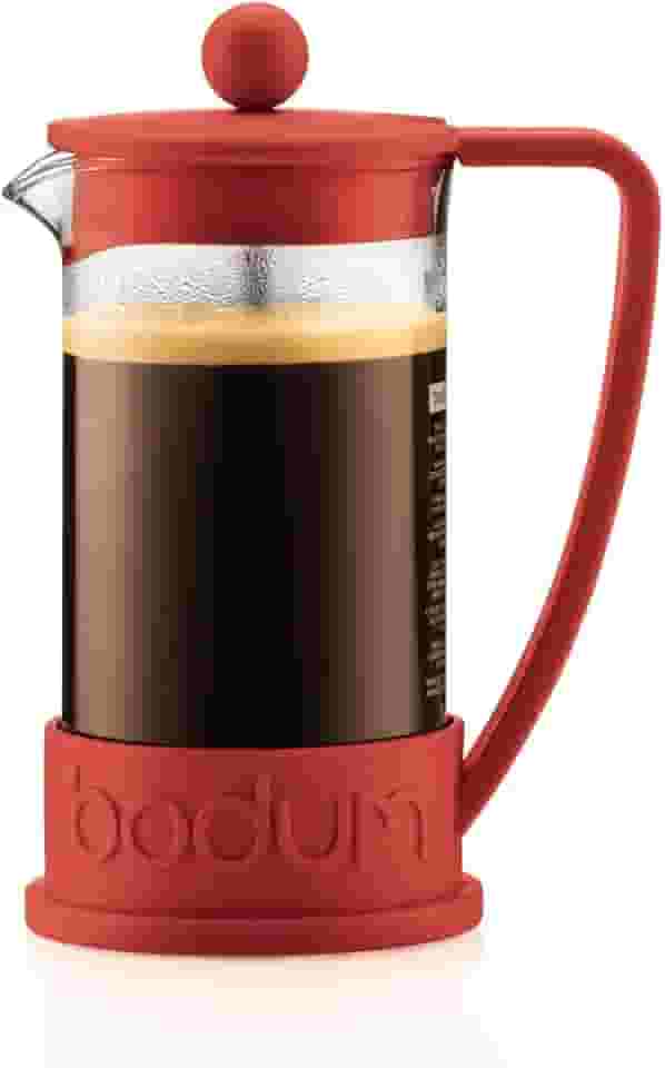 Prensa francesa Bodum Brazil, 1 litro, Warm Red