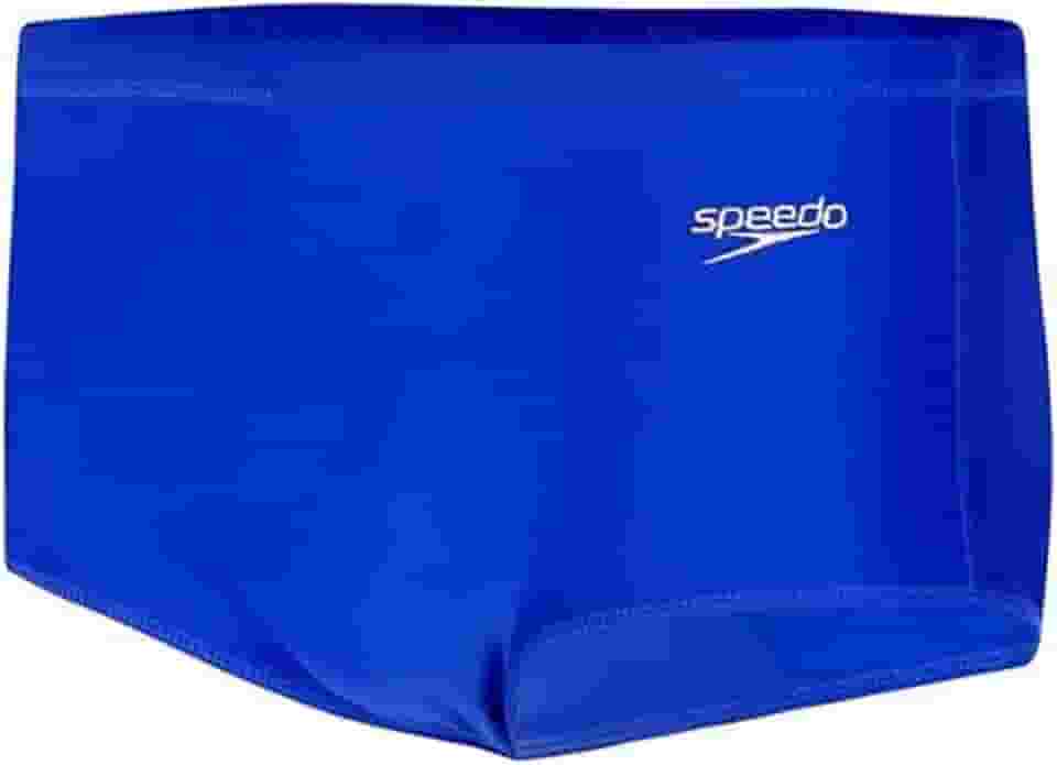 Sunga Tradicional, Speedo, AcquaPlus, Tecido Liso Resistente ao Cloro e Filtro Solar, tamanho M - Azul