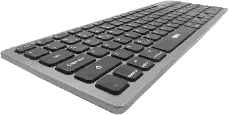 Teclado Bluetooth 5.0 Slim Prime OEX TC504 ABNT2 Prata