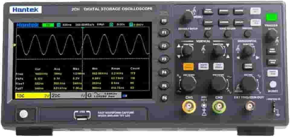 Osciloscópio Digital Hantek DSO2D15 150MHz 1GS/s 2 Canais 8Mpts