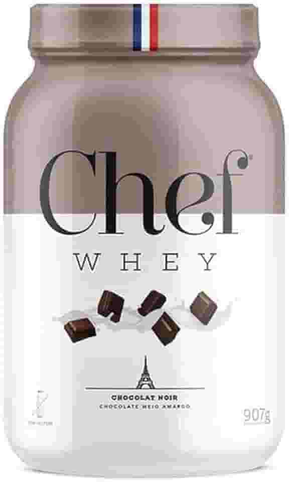 Chef Whey Protein Zero Lactose 907g- Chef Whey (907g, Chocolate Meio Amargo)