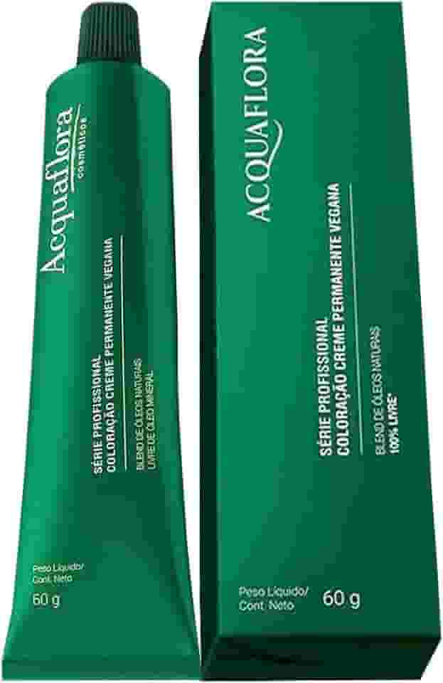 Acquaflora 3.0 Castanho Escuro Coloracao Creme Permanente Vegana 60g