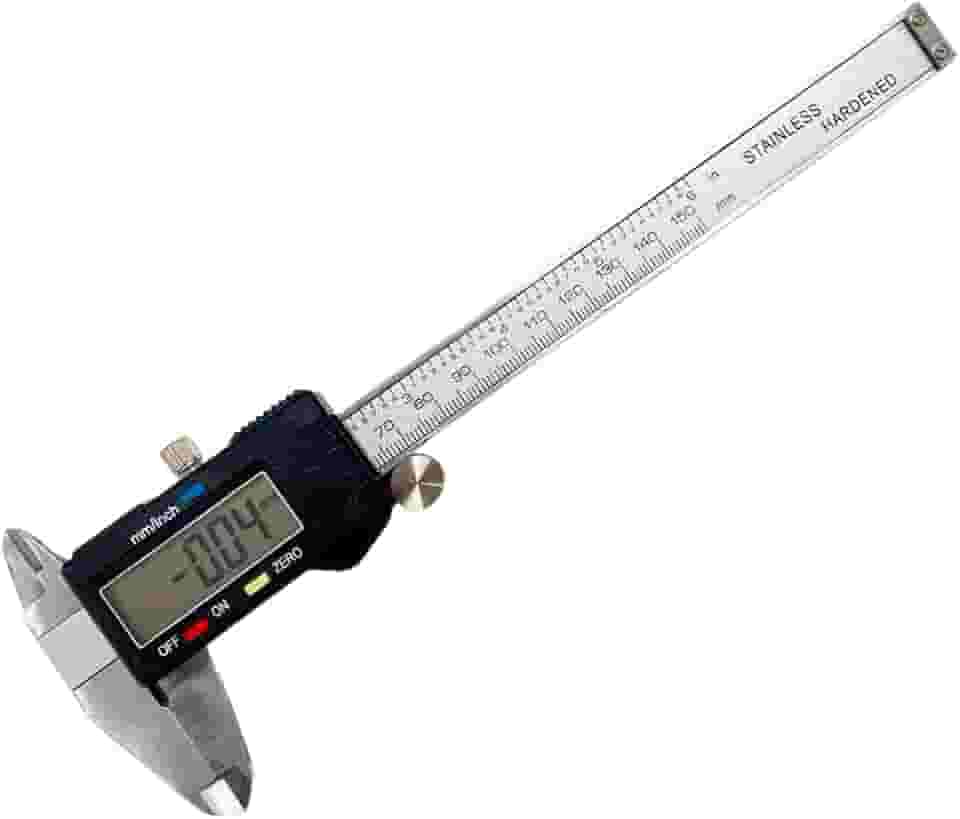 Paquímetro Digital NYBC 150mm Aço Inoxidável Com Bateria E Estojo