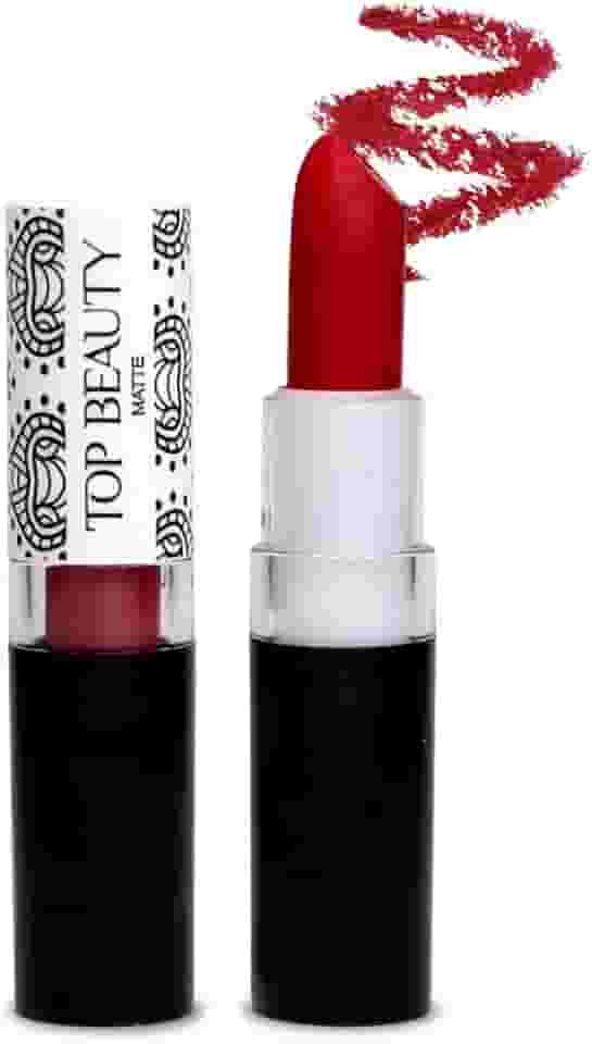 Batom Matte Dry Lip Top Beauty 3, 5Gr Cor 07, Top Beauty