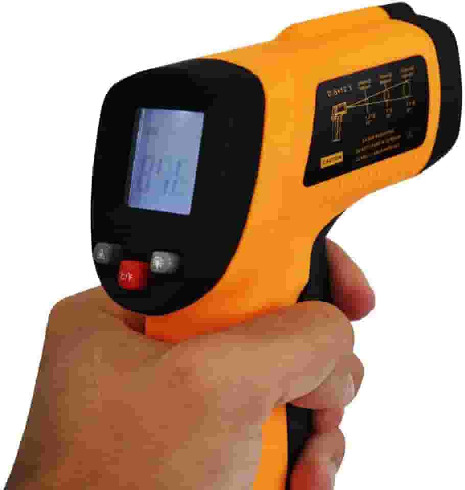 Termômetro Digital Infravermelho com Mira a Laser para Comida Fritura Assados