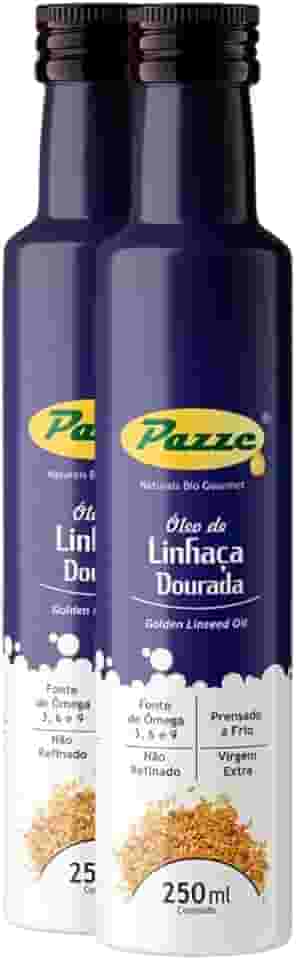 Kit 2 Óleo de Linhaça Dourada Extra Virgem Pazze 250ml