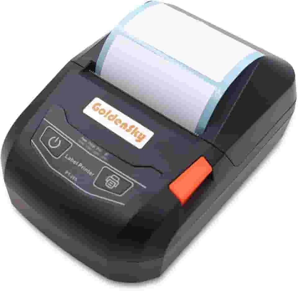 Mini Impressora Goldensky Térmica Portátil 58mm Bluetooth Sem Fio Compatível com Celular ou Computador (MTP 5M)