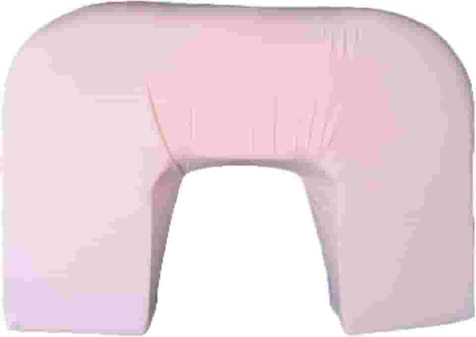 Almofada Amamentacao Gêmeos Lisa Rosa Claro