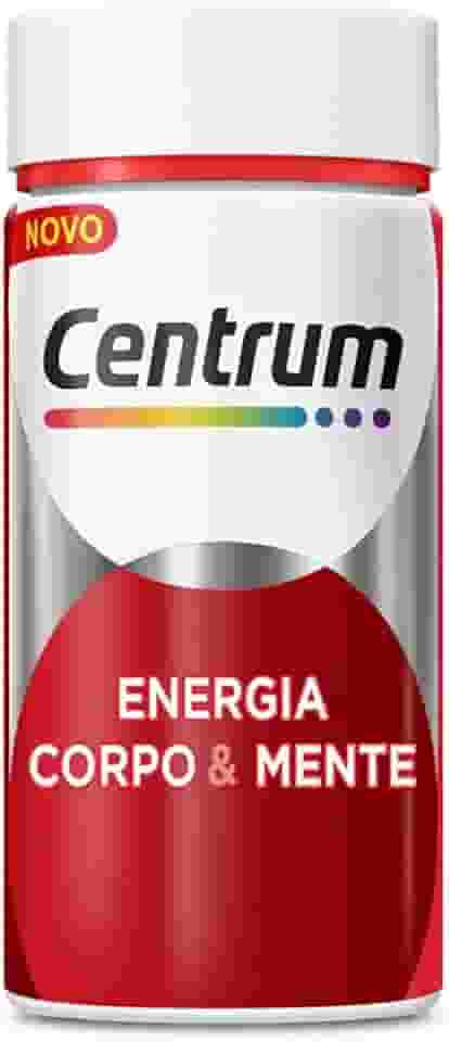 Centrum Energia, Corpo e Mente Multivitamínico com Cafeina, Vitamina B12 e Magnesio, 60 Cápsulas