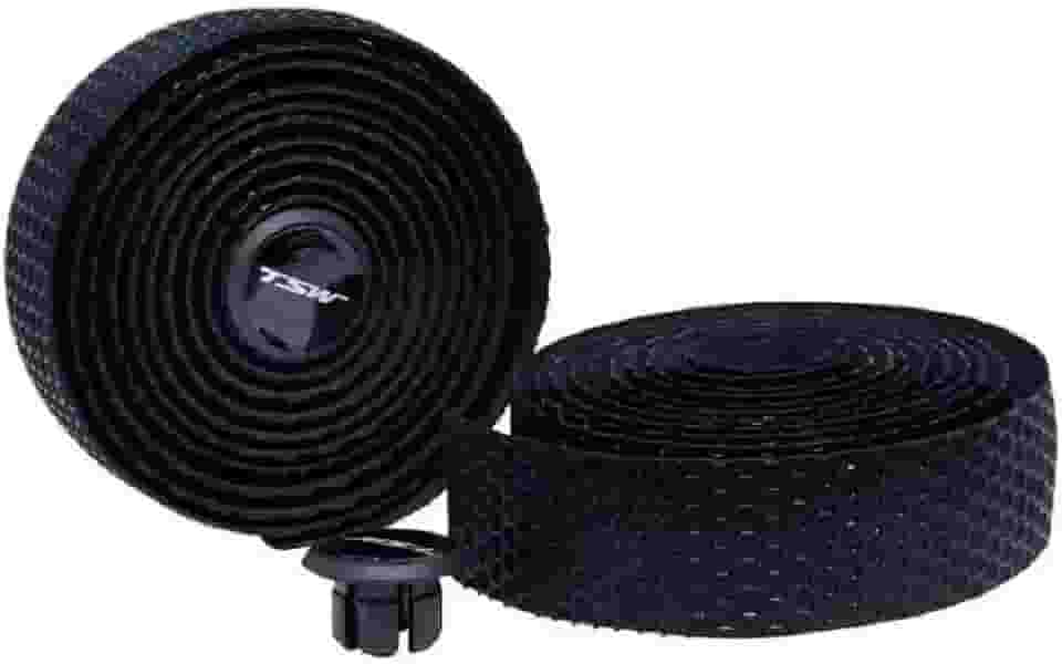 Fita de Guidão Bicicleta Speed Road Bike Silicone Gel Macia Tsw (Preto)