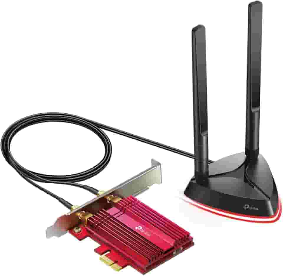 TP-Link Cartão WiFi 6 AX3000 PCIe WiFi (Archer TX3000E), até 2400 Mbps, Bluetooth 5.2, 802.11AX adaptador sem fio de banda dupla com MU-MIMO, OFDMA, latência ultrabaixa, suporta apenas Windows 11, 10