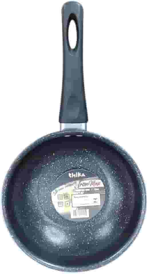 Frigideira Antiaderente Indução Pequena 18cm Ovos Panqueca Omelete Saltear Leve Alumínio Reforçado Profissional Cozinha Preta