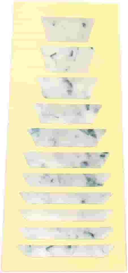 Adesivos marcadores de escala de guitarra, adesivo tradicional de braço trapézio para guitarra, baixo e ukulele, tema de mármore, superfície de madeira e metal, uso único, 1 unidade