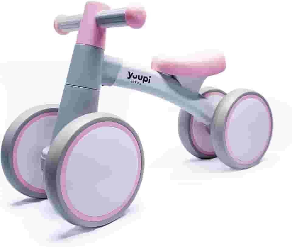 Bicicleta De Equilíbrio Infantil Sem Pedal 4 Rodas Yuupi