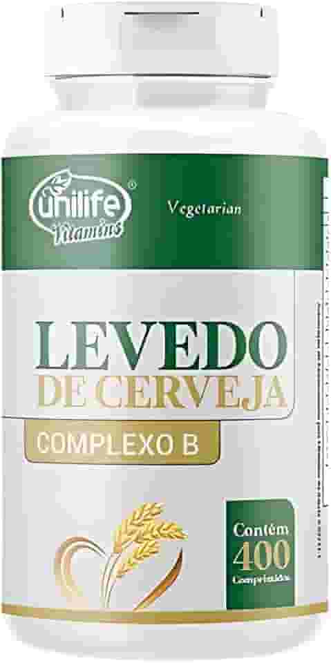 Levedo de Cerveja Unilife (Complexo B) 400 Comp