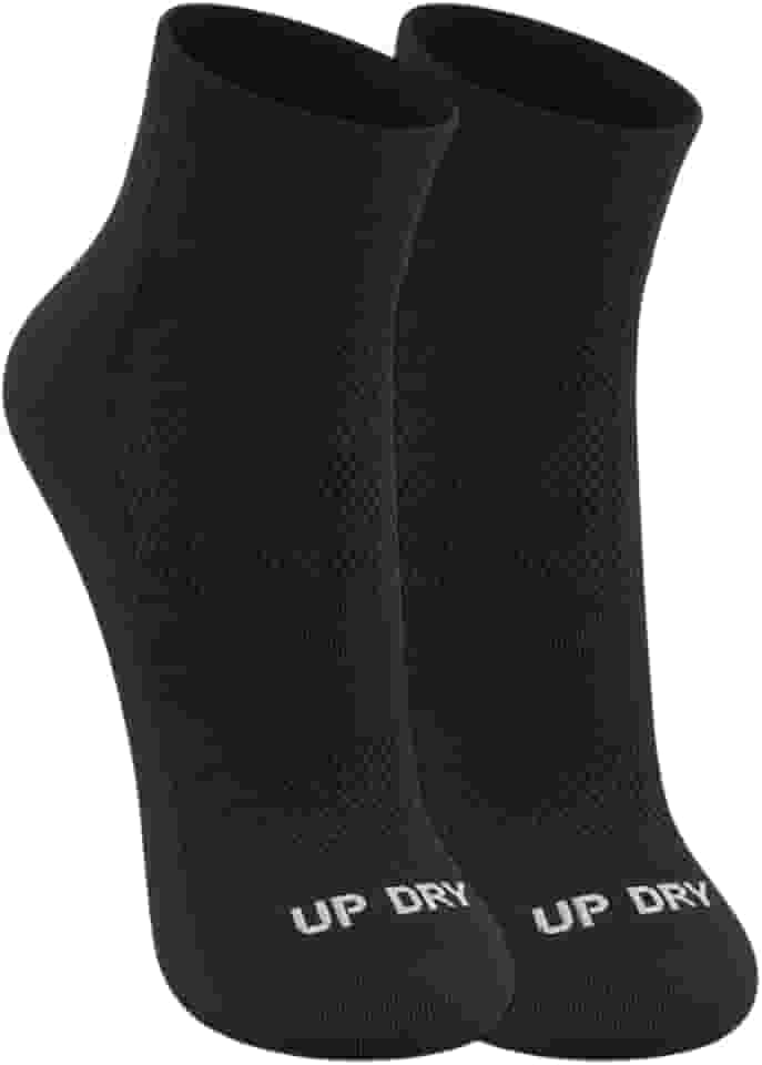 Meia Performance Esportiva Cano Médio Up Dry Anti Bolha Anatômica Academia Caminhada Corrida Bike