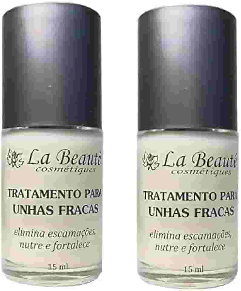 Kit 2 unidades Base Fortalecedora Para Unhas Fracas, La Beaute
