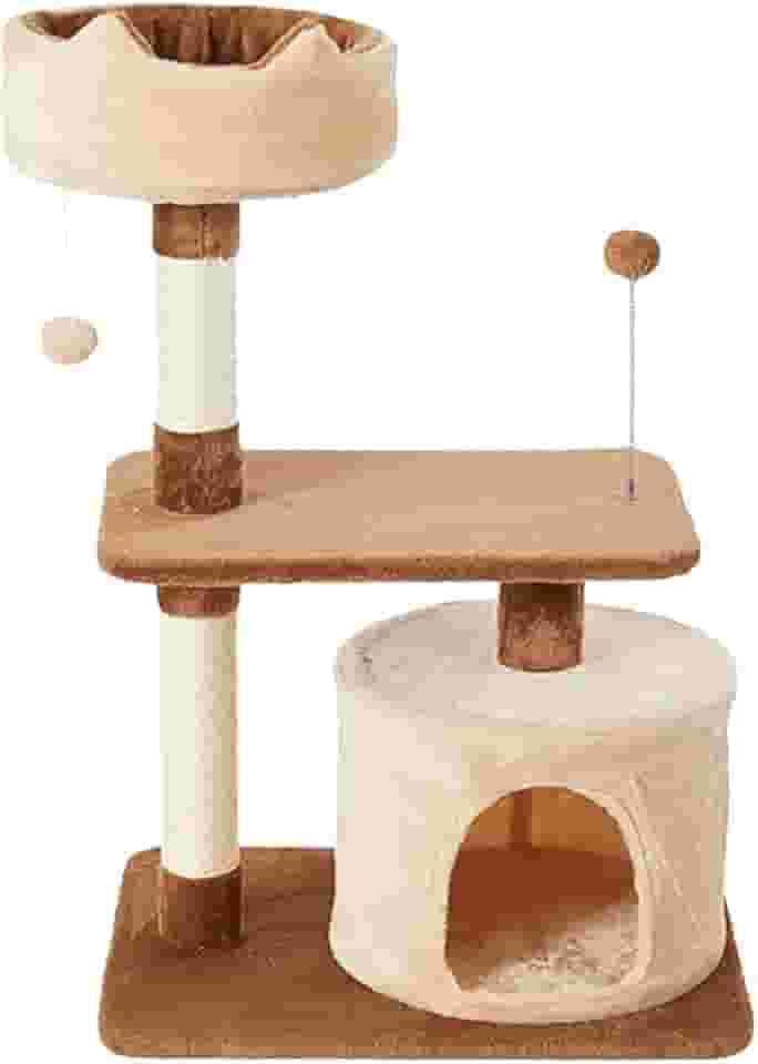 Chalesco Arranhador Paris Toca + Base + Torre para Gatos