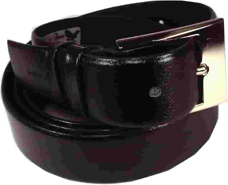 Cinto Masculina Couro Legítimo com Regulagem de Tamanho Cor:Preto;Tamanho:Grande