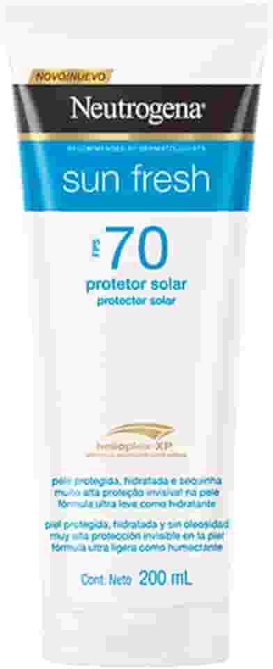 Neutrogena Sun Fresh Protetor Solar Corporal, FPS 70, 200ml