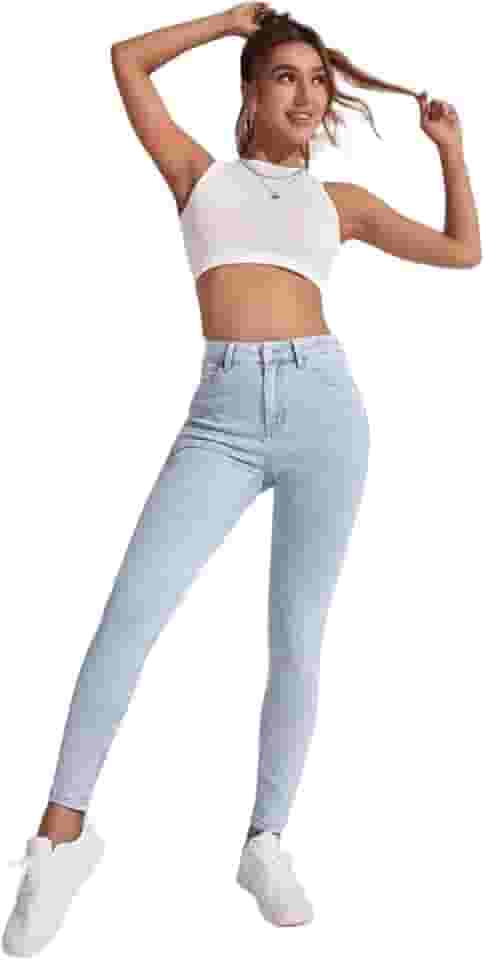 Calça Jeans LISA Feminina Skinny Elastano Casual Slim Sport 452