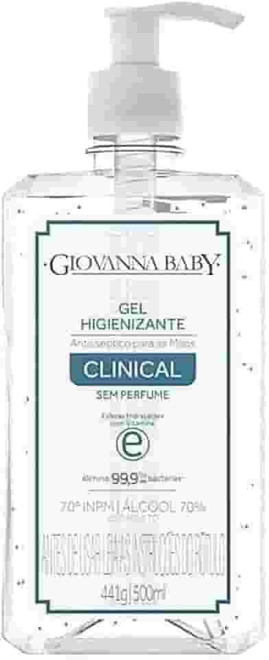 PRO NOVA DISTRIBUIDORA E COMERCIO DE COSMETICOS LTDA Alcool Gel Higienizante Clinical Giovanna Baby 500Ml