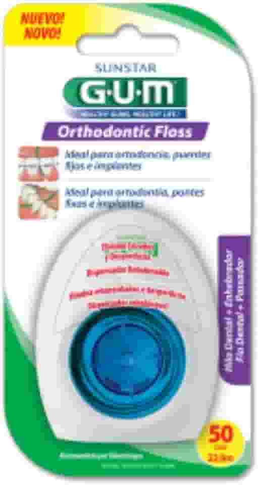 Fio Dental Ortodo Gum 22,5M 50 Uni