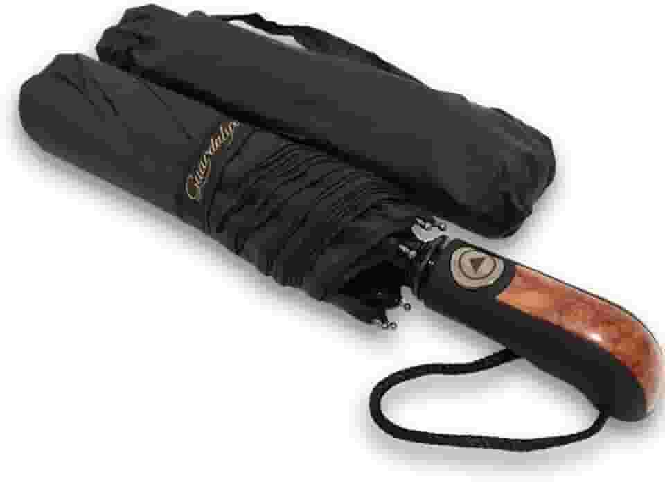 Guarda Chuva Automático Reforçado Contra Vento Cabe Na Bolsa