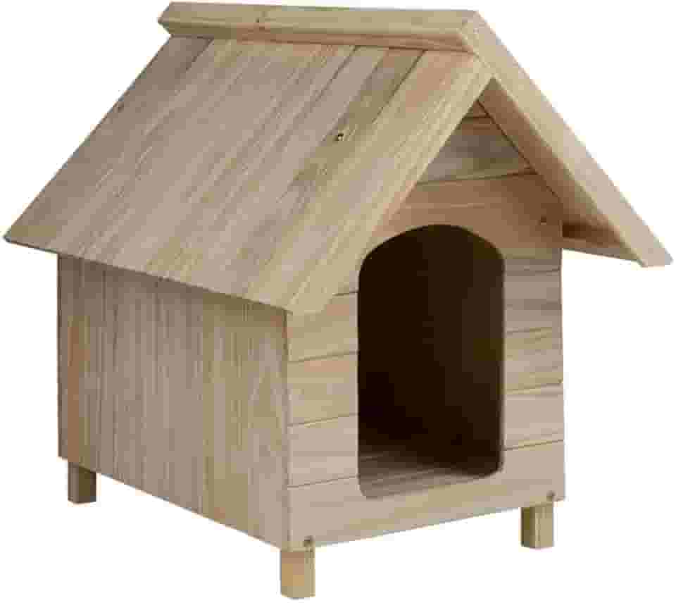 Casa Casinha De Cachorro em Madeira Sem Pintura Grande N4