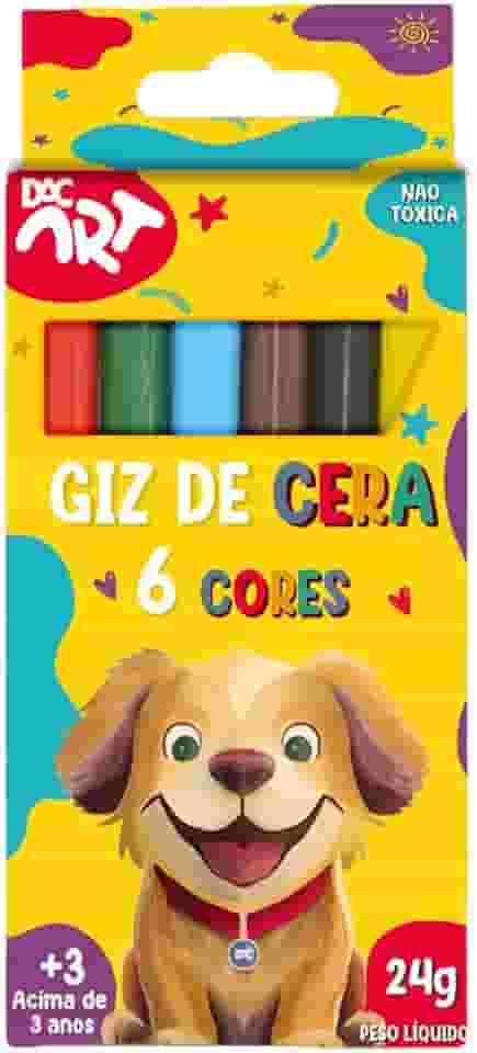 DAC - Giz de Cera com 6 Cores
