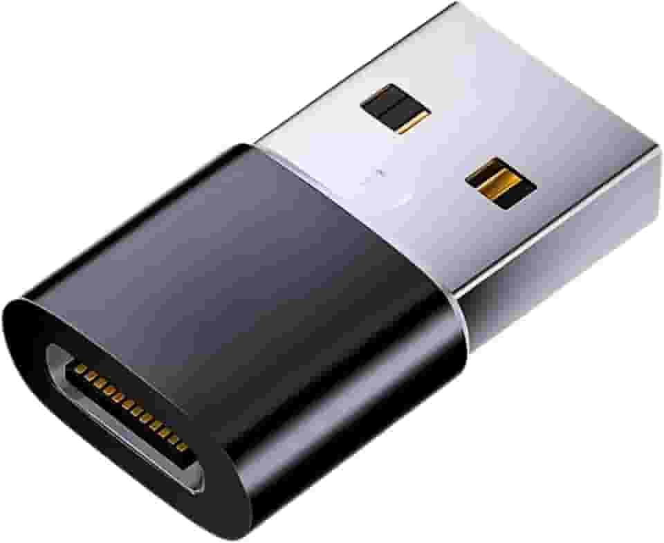 Adaptador Tipo C Para USB Tipo A OTG 30W, Ideal Para iPhone 11 12 13 14 15 16 17 Pro Max, Celulares Android, Power Bank, Carro, Notebooks, Transferência de Dados, Recarga Rápida, Consoles