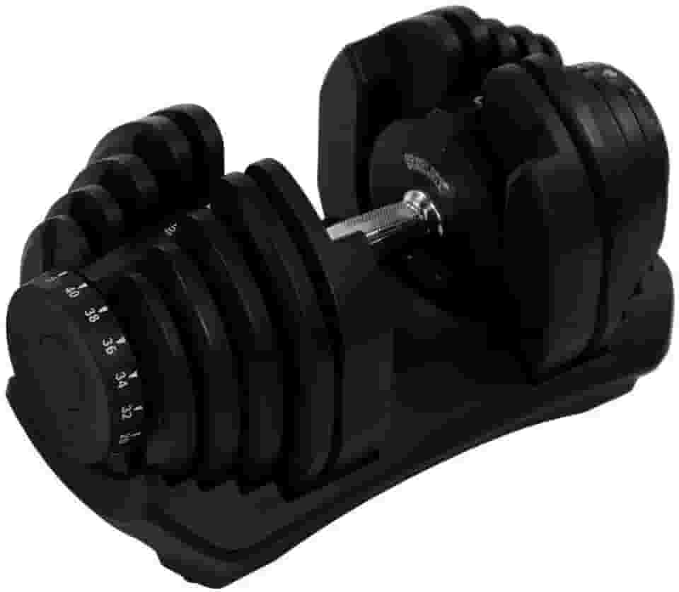 Dumbbell Halter Gallant Elite Pro 40kg Regulável Com Base