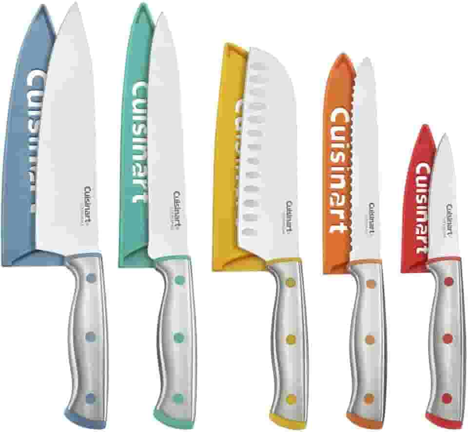 Conjunto de Facas Cuisinart ColorCore 10 Peças em Aço Inoxidável