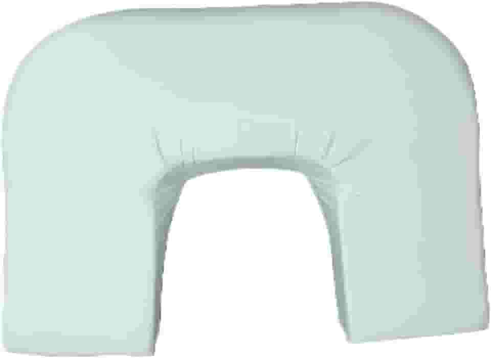 Almofada Amamentacao Gemeos Grande Lisa Verde Gemelar