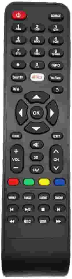 Controle Remoto TV Philco Smart 3D Netflix YouTube LE-7094