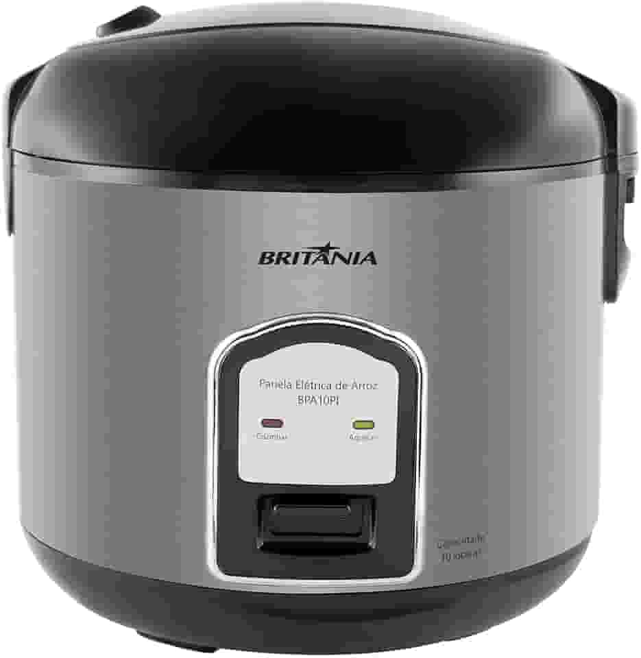 Panela de arroz, Bpa10pi, 10 xícaras, Preto, 220v, Britânia