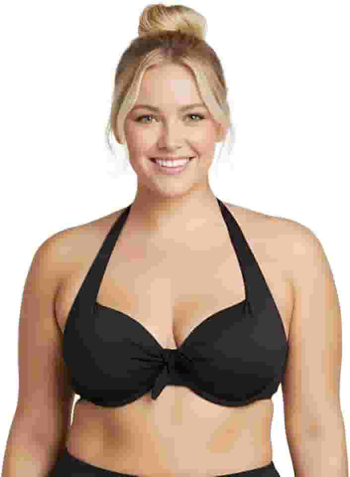 Top Biquíni Plus Size Sustentação Bojo Moda Praia Decote