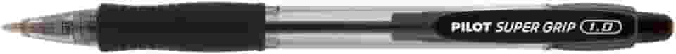 Caneta Esferográfica Retrátil, Pilot, Bpgp-Super Grip-10r, 1.0 mm, Preta