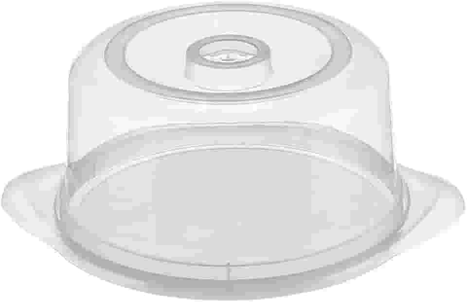 Sanremo - Porta Bolo Plástico Redondo de 24,4cm, Linha Casar